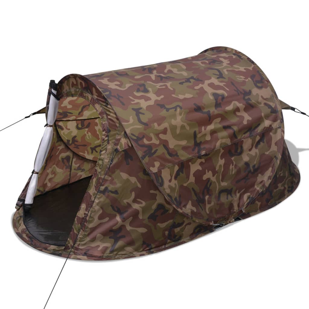 Vidaxl Zelt Pop-up 2-Persoun camouflage