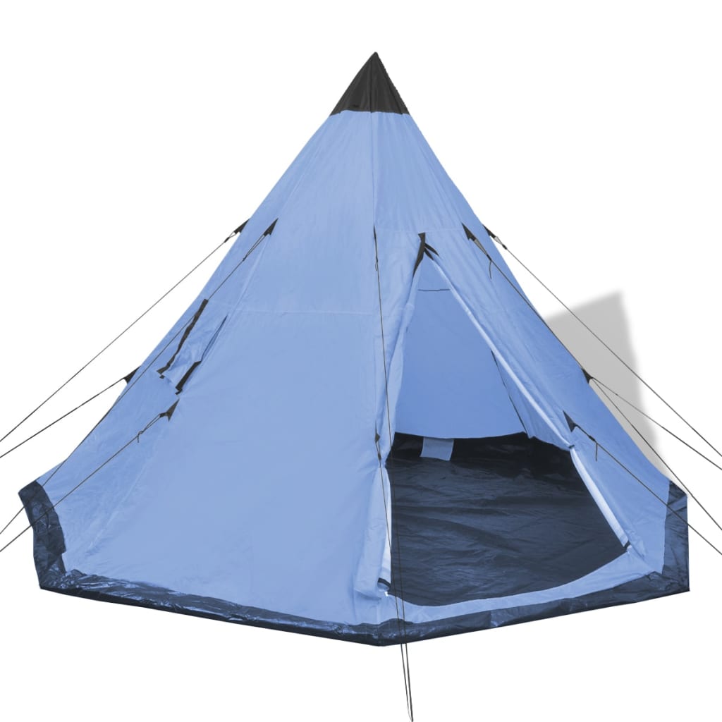 Tenda Vidaxl Blu di 4 persone