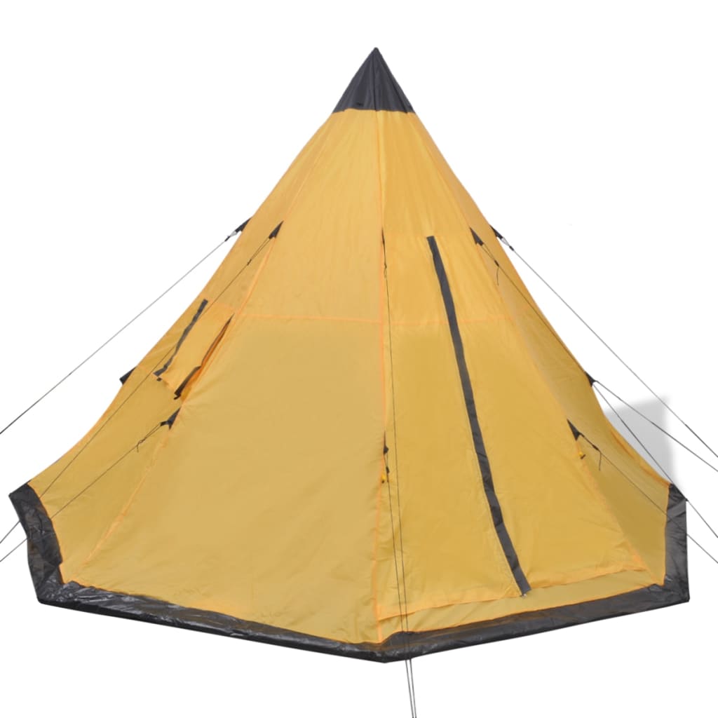 Vidaxl Tent 4-Person Yellow