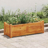 Plantador Vidaxl recaudado 76x27.6x25 cm Acaciahout