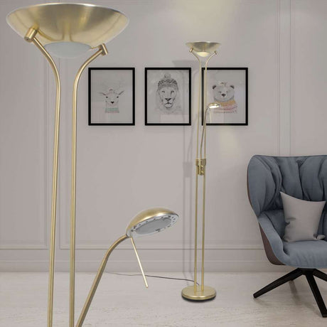 Vidaxl vloerlamp led dimbaar 23 w