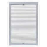 Vidaxl Roller Blind Plissed White C02