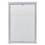 Vidaxl Roller Blind Plissed White M08 308