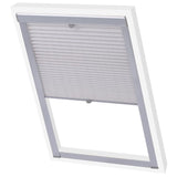 Vidaxl Roller Blind Plissed White M08 308