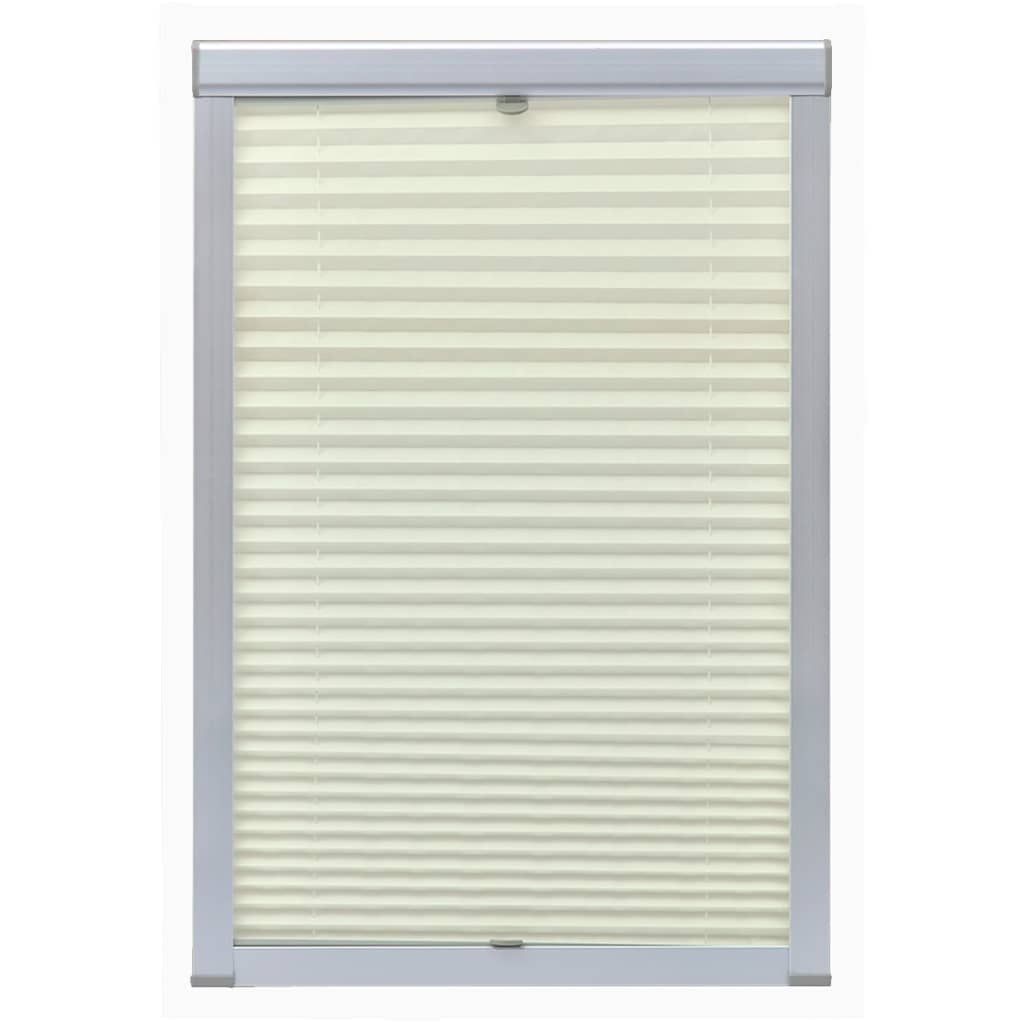 Vidaxl Roller Blind Plisated Cream 102