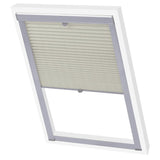 Vidaxl Roller Blind Plisated Cream C02