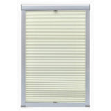 Vidaxl Roller Blind Pleated Cream F06