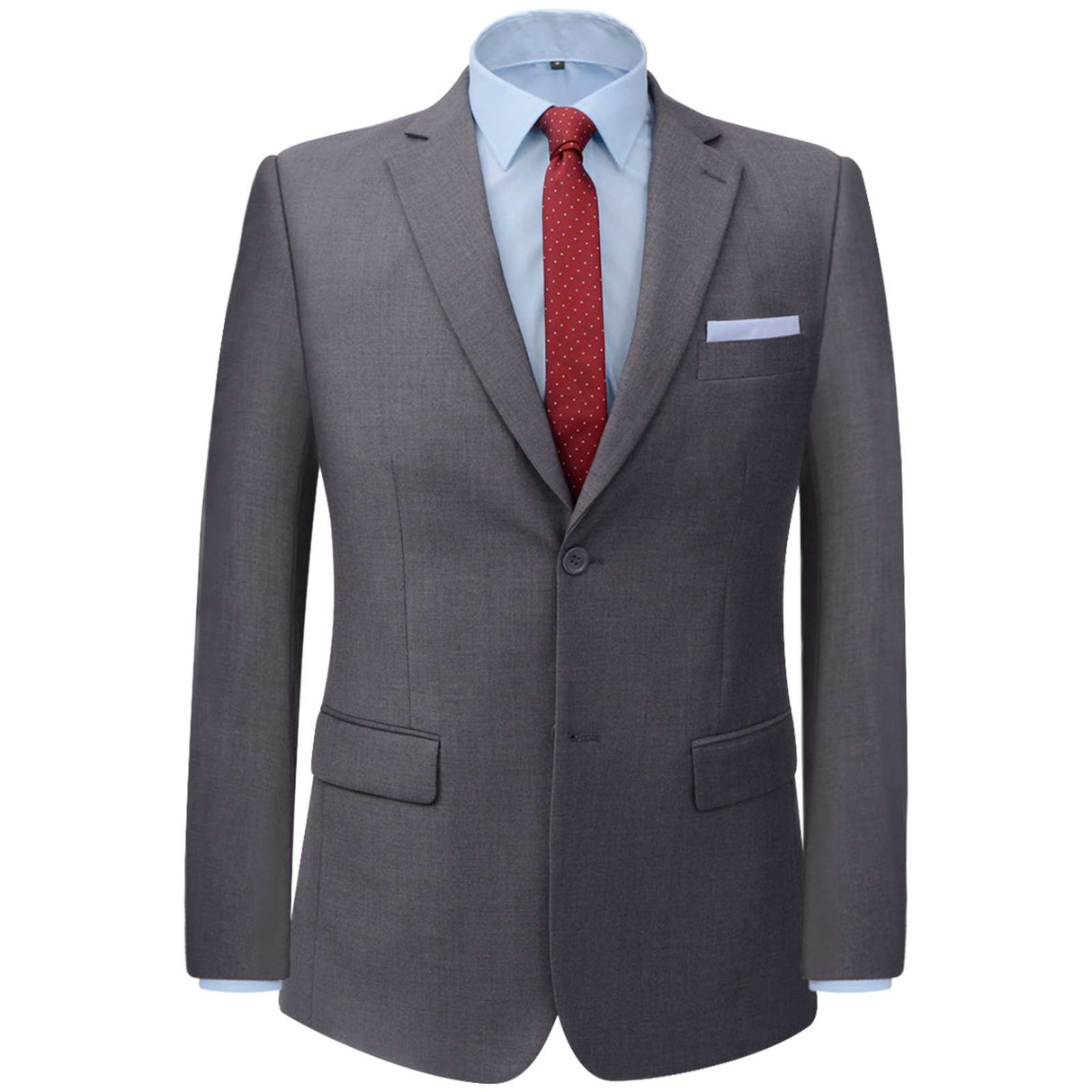 Vidaxl heren 2-delig pak grijs 50 polyester