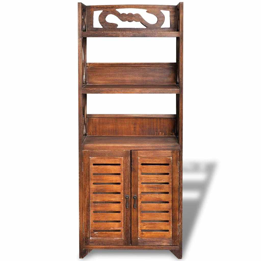 Vidaxl badkamerkast albuquerque 46x24x117,5 cm hout bruin
