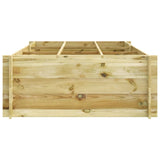 Vidaxl Planter erhéicht 150x100x40 cm imprägnéiert Holz