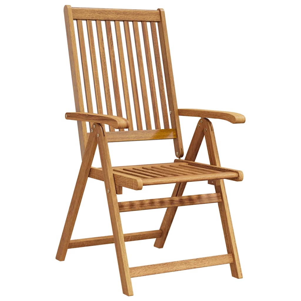 Vidaxl tuinstoelen inklapbaar 2 st massief acaciahout bruin