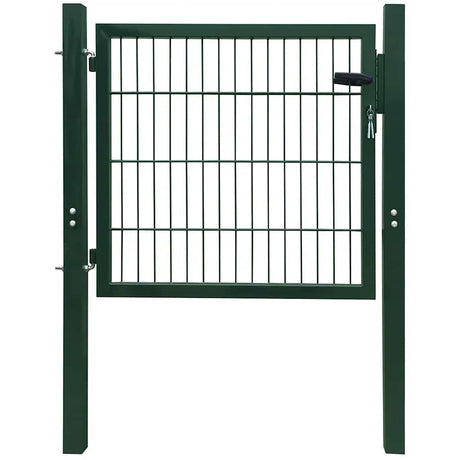 Vidaxl poort 100x100 cm staal groen