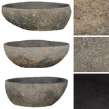 Vidaxl WashBasin Oval (29-38) x (24-31) CM River Stone