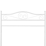 Vidaxl Clothing Rack en acier blanc