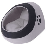 Vidaxl Cat Basket L Grey e Black