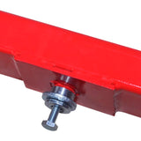 Vidaxl Dwarsbalk Adapter 2 toneladas de rojo