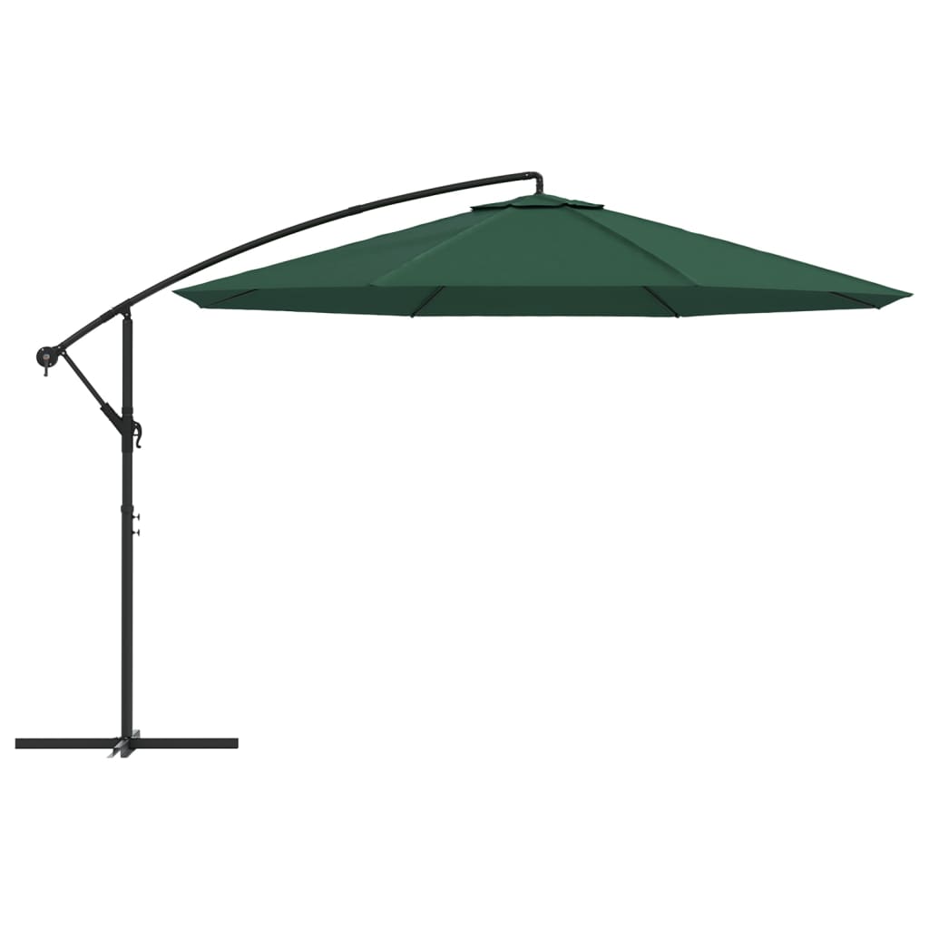 Vidaxl flytende parasol 3,5 m grønn