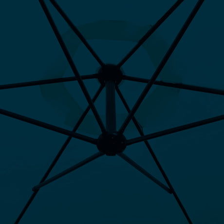 Vidaxl zweefparasol 3 m blauw