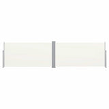 Vidaxl windscherm uittrekbaar 160x600 cm crème