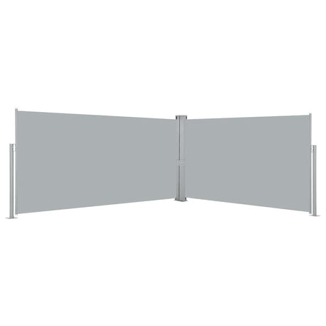 Vidaxl windscherm uittrekbaar 160x600 cm grijs