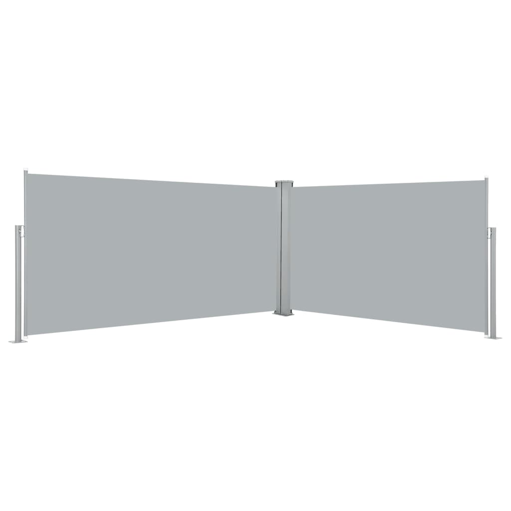 Pare-brise Vidaxl extensible 160x600 cm Gray