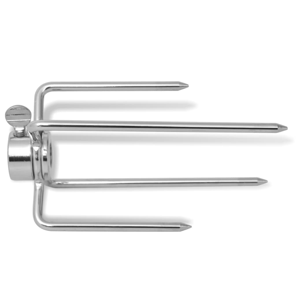 Vidaxl BBQ Run Forks 2 piezas de acero