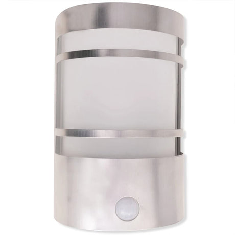 Vidaxl buitenwandlamp met sensor rvs
