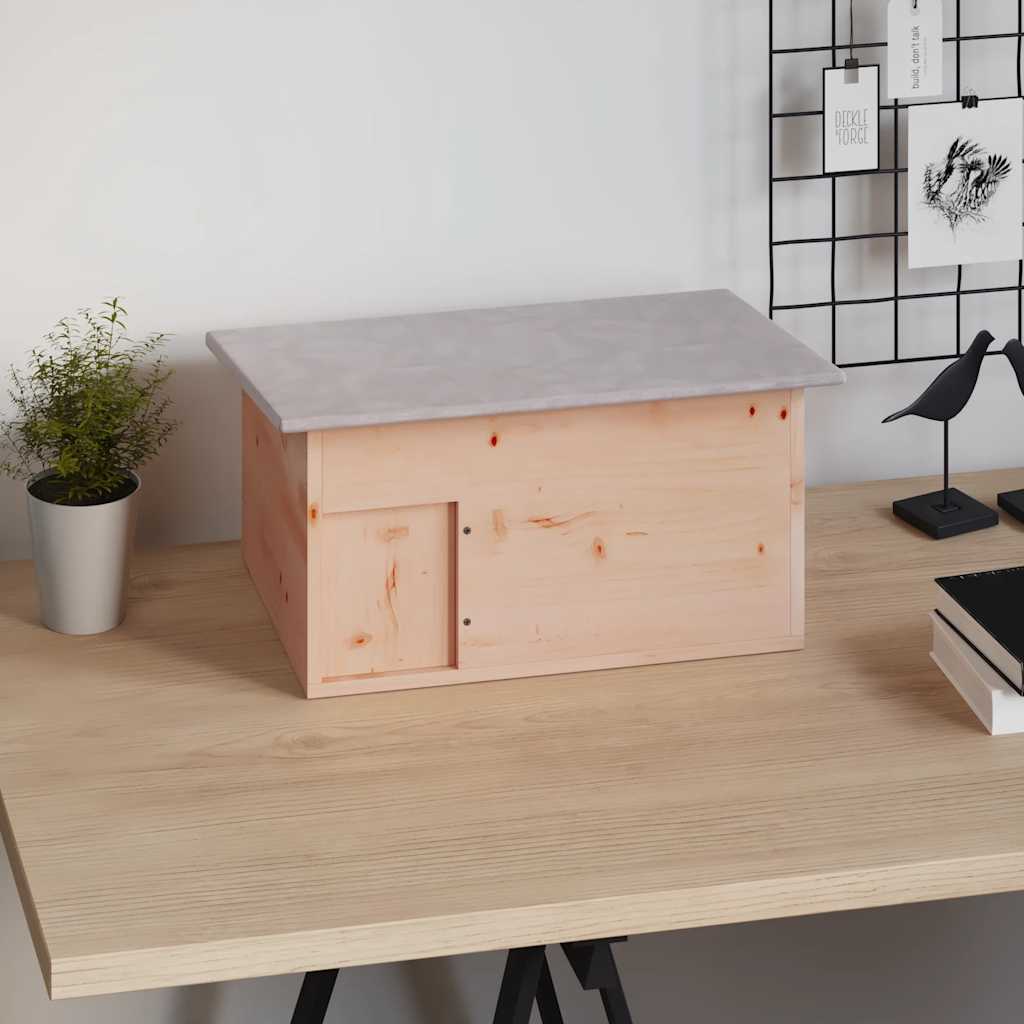 Vidaxl egelhuis 45x33x22 cm hout