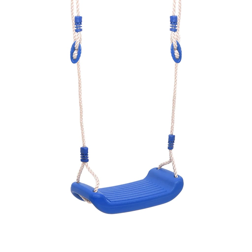 Vidaxl swing sæder med reb 2 stk 38x16 cm polyethylenblå