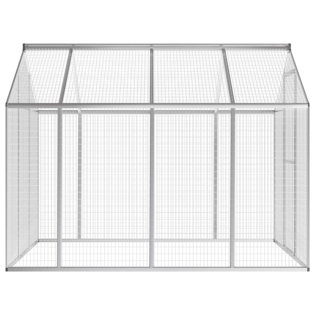 Vidaxl aviary 178x242x192 cm aluminum