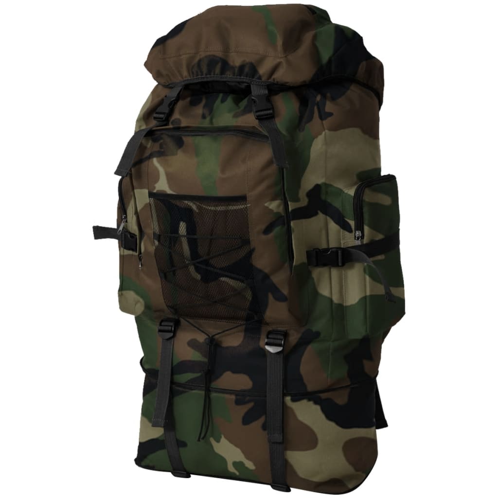 Vidaxl Mochila Ejército Estilo XXL 100 L Camuflaje