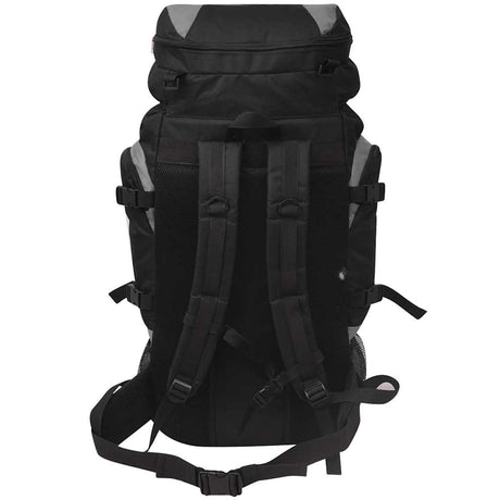 Vidaxl rugzak hiking xxl 75 l zwart en grijs