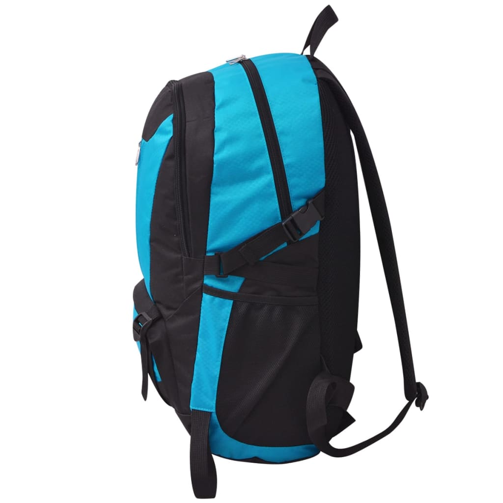 Vidaxl Randonnée sac à dos 40 l noir et bleu