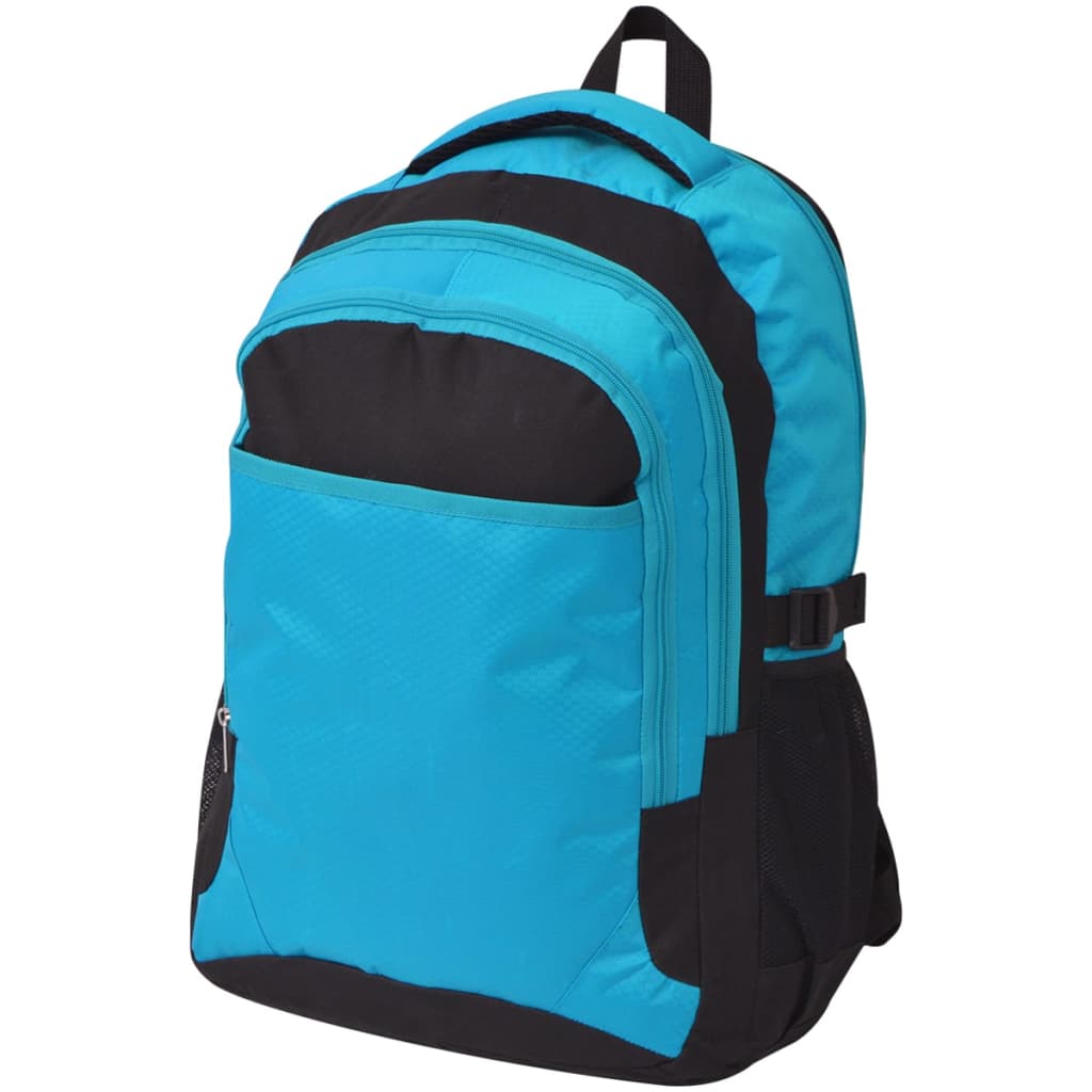 Zaino Vidaxl per la scuola 40 l nero e blu