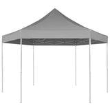 Vidaxl PartyTent pop-up sekskantet folding 3,6x3,1 m grå