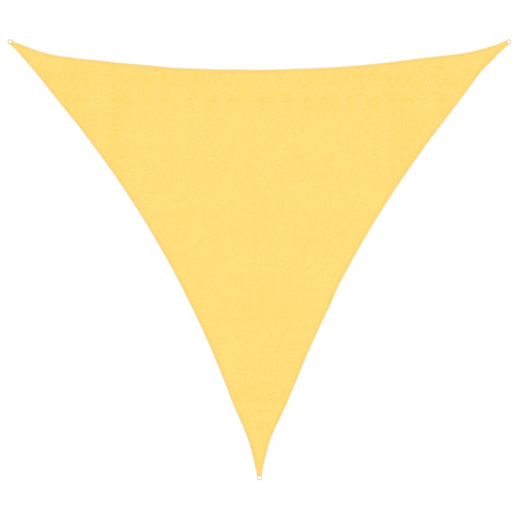 Vidaxl Sun Shade HDPE Triangular 3.6x3.6x3.6 M beige