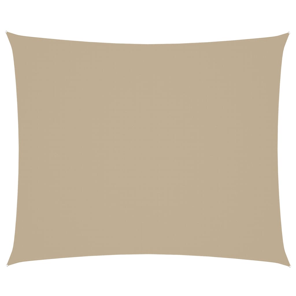 Vidaxl Sun Shade Rectangular 4x6 M in tessuto Oxford beige