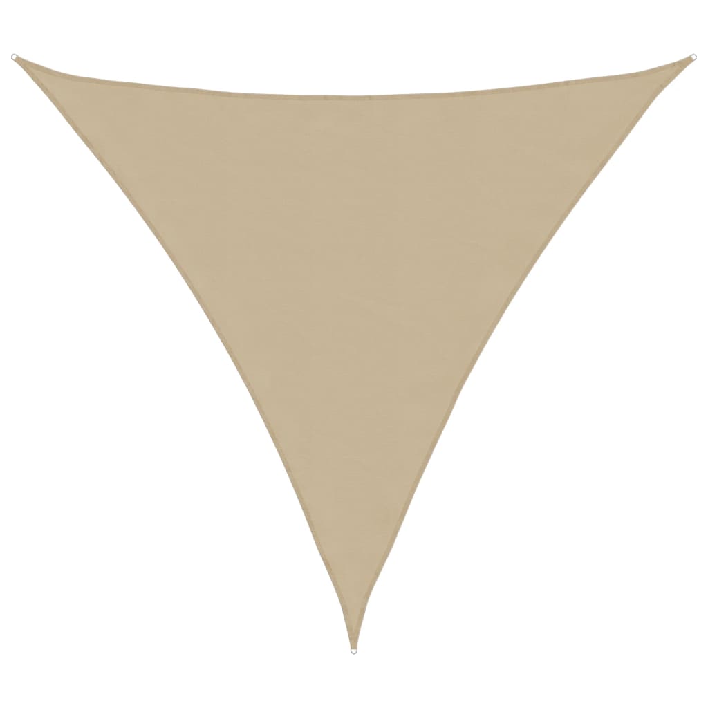 Vidaxl Sunshade triangulaire 3,6x3,6x3,6 m oxford tissu beige