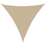 Vidaxl Sunshade triangulaire 3,6x3,6x3,6 m oxford tissu beige