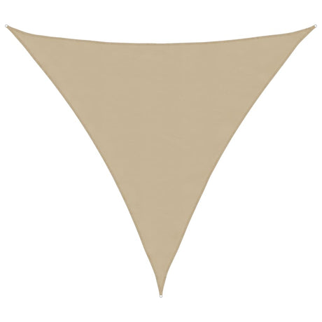 Vidaxl zonnescherm driehoekig 5x5x5 m oxford stof beige