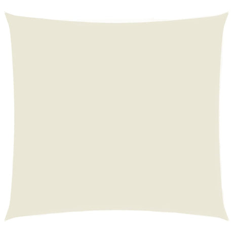 Vidaxl zonnescherm vierkant 3,6x3,6 m oxford stof crèmekleurig
