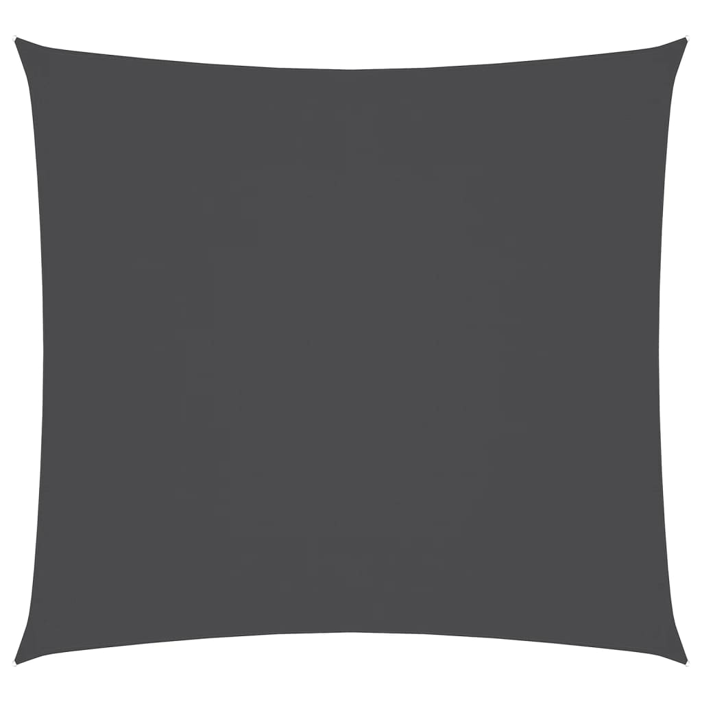 Vidaxl Sunshade Square 3,6x3,6 m Oxford tissu anthracite -colored