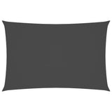 Vidaxl Sunshade rectangulaire 2x4 m oxford tissu anthracite -colored