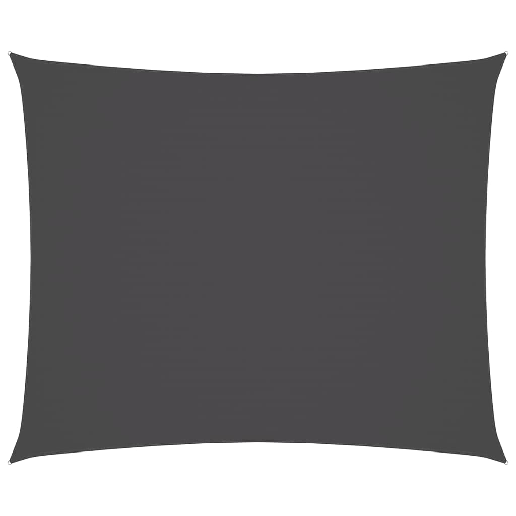 Vidaxl Sunshade rectangulaire 4x6 m oxford tissu anthracite -colored