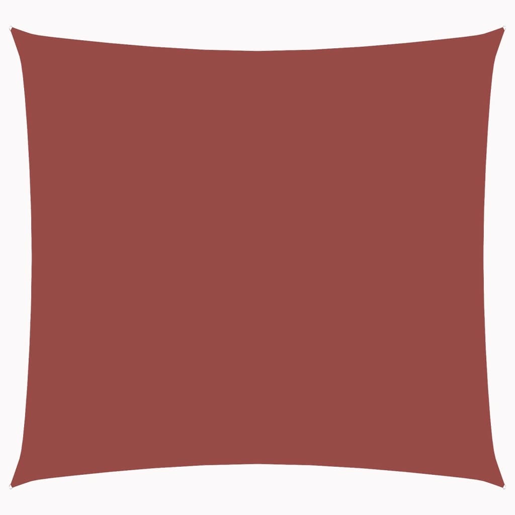 Vidaxl Sunshade Square 3.6x3.6 m Oxford fabric terracotta color