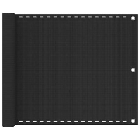 Vidaxl balkonscherm hdpe 75x400 cm antraciet