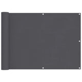 Vidaxl balkonscherm oxford textiel 75x600 cm antraciet