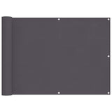 Vidaxl balkonscherm 90x400 cm oxford stof antraciet