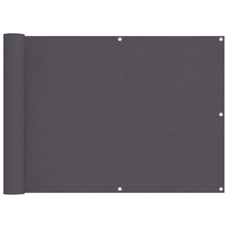 Vidaxl balkonscherm 90x400 cm oxford stof antraciet