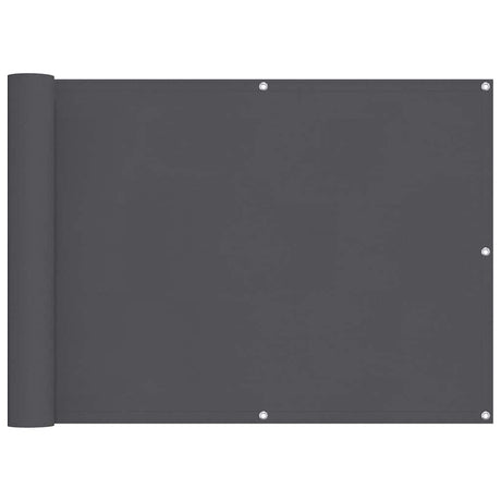 Vidaxl balkonscherm 90x600 cm oxford stof antraciet